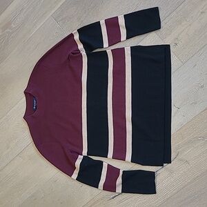 Brooks Brothers Sweater Women's sz M Extra Fine Merino Wool Mock Turtleneck Top